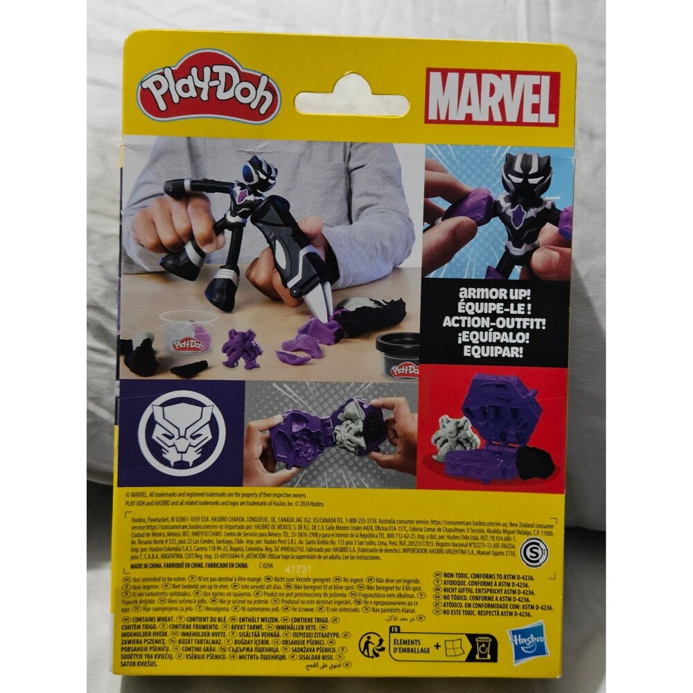 Black Panther Marvel Play-doh set NIB - Picture 2 of 2